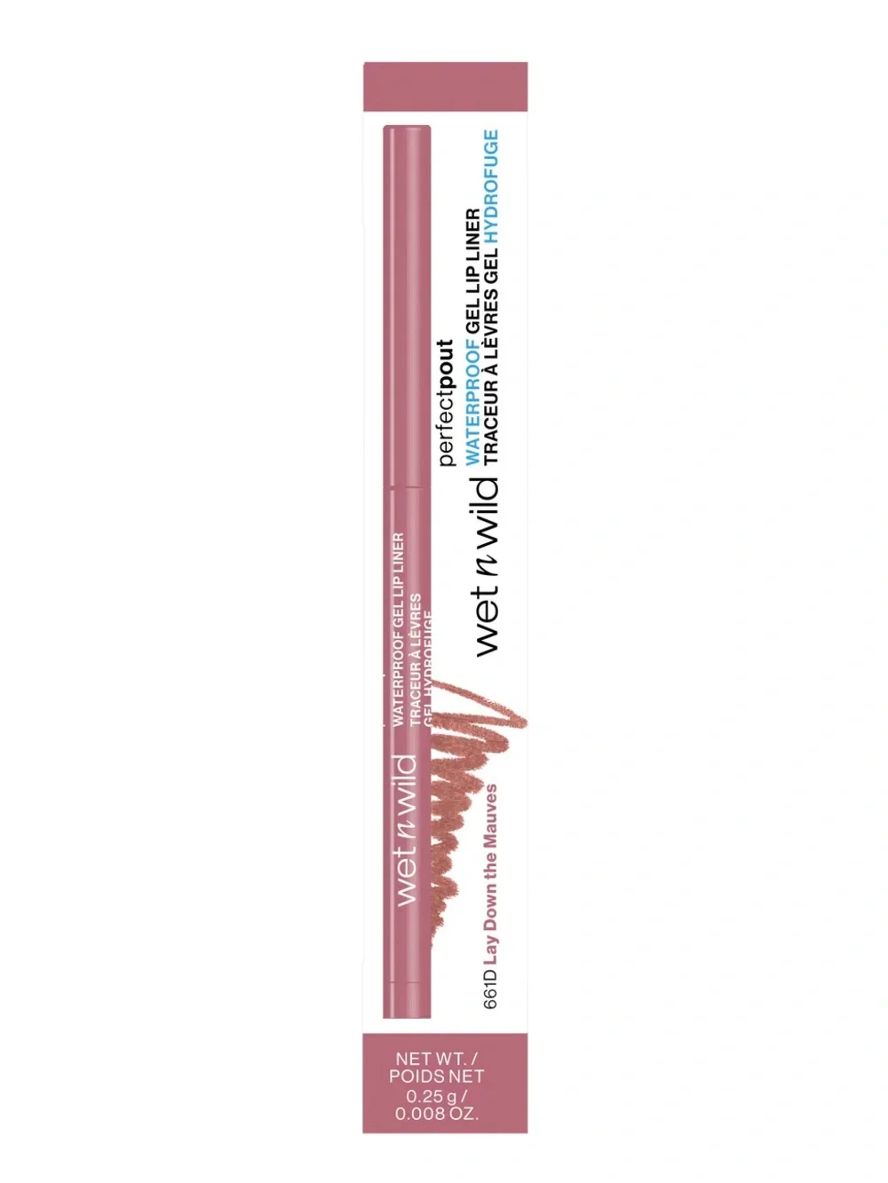 Wet N Wild Perfect Pout Gel Lip Liner - Lay Down the Mauves, NEW - Picture 10 of 11